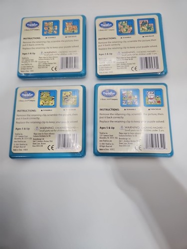 ThinkFun Animal Slide Puzzle Set di 4 Rana, Gatto, Cane, Lucertola - Foto 5 di 5