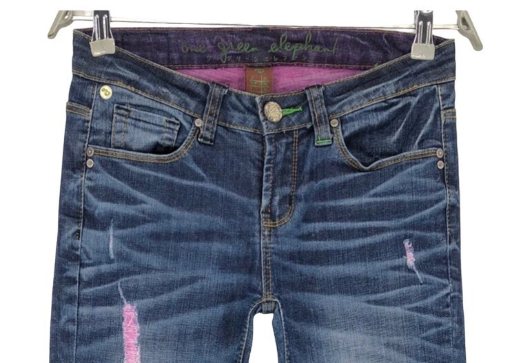 EIN Grüner Elefant Damen Slim Skinny Jeans Größe S - W27 L32 - Bild 3 von 4