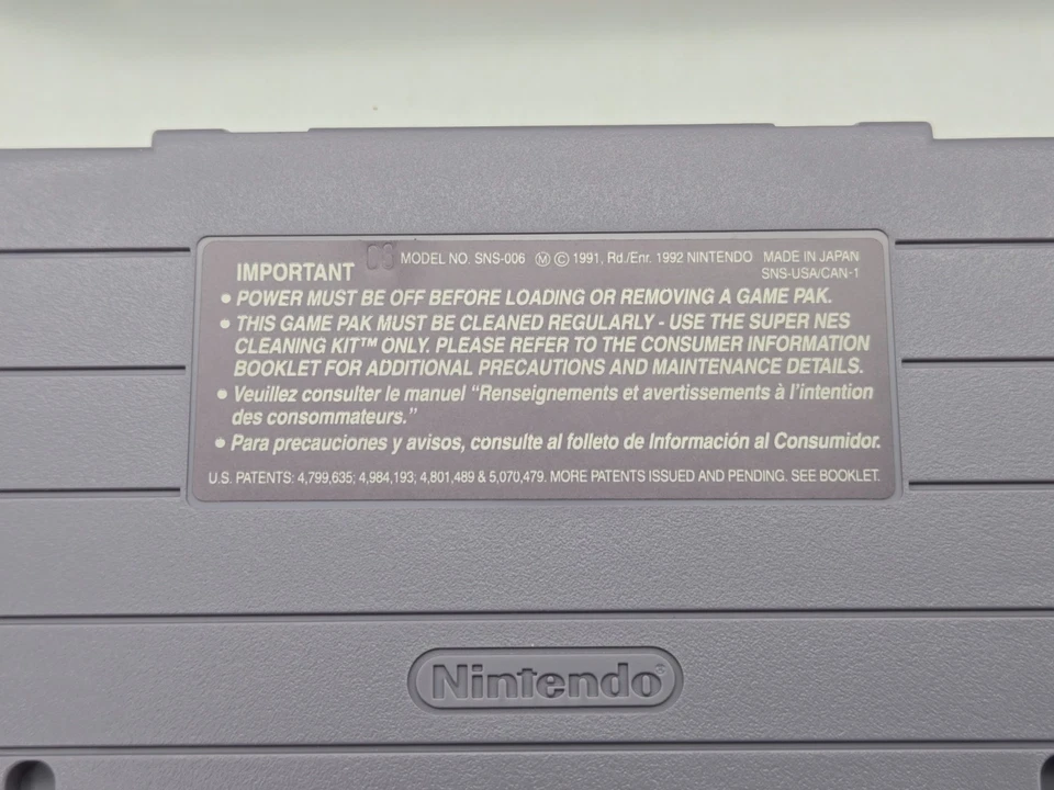 True Lies (Super Nintendo SNES, 1995) Game, Box + Manual - Image 3 of 4