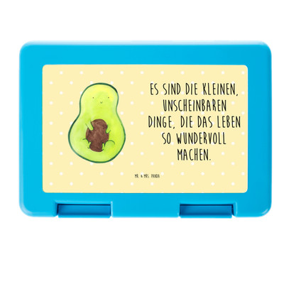 Snackbox Avocado Kern - Geschenk Baby Liebe Pflanze Bentobox Frühstücksbox