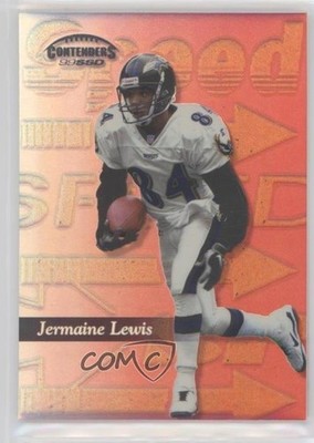 1999 Playoff Contenders SSD Speed Red 29/100 Jermaine Lewis #82 0b2