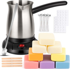 Wax Melter for Candle Making, Soy Candle Making Kit with Wax Melting Pot, DIY Ca