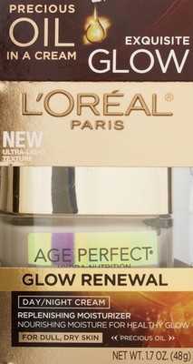 Loreal Age Renew Glow Renewal Day Night Cream Moisturizer 1.7 oz Dry Skin