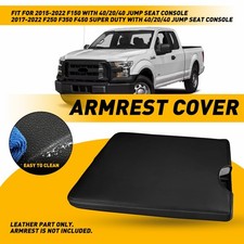 Jump Seat Center Console Lid Armrest Cover For Ford F250 F350 F450 2017-2022
