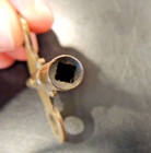 Ansonia Clock Co. Vintage Double Sided Old Brass Key — photo 3