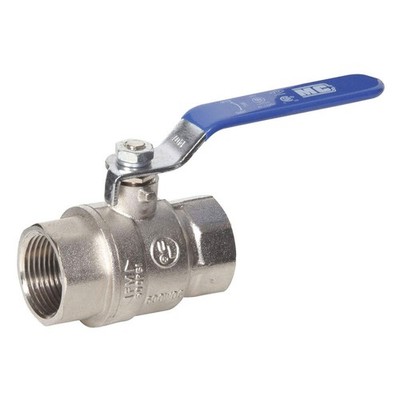 MIDWEST CONTROL  Manual 2-Way Ball Valve,NPT,Brass 59PW43