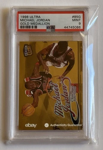 1998-99 Fleer Ultra - Michael Jordan #85G Gold Medallion PSA 9