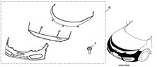Genuine Honda Nose Mask 08p35-tba-100 Genuine Honda Nose Mask 08p35-tba-100