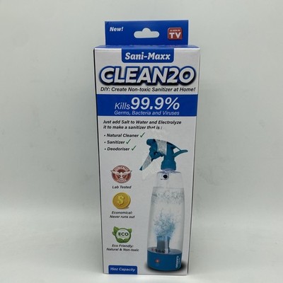 New Sani-Max Clean20 DYI: Non Toxic Sanitizer Cleaner