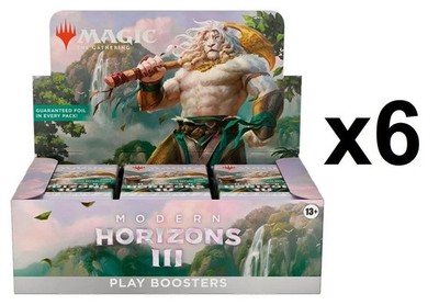 SEALED CASE! 6x Play Booster Boxes Modern Horizons 3 MH3 MTG Magic The Gathering
