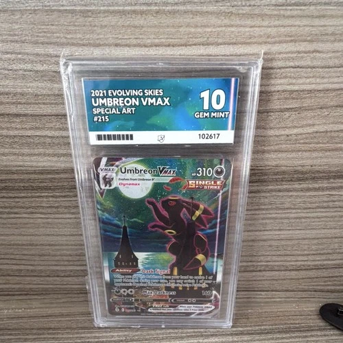 Pokémon Umbreon VMAX ACE 10 Special Art Secret Rare Holo Evolving Skies 215