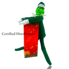 The Grinch Edition, Holiday Elf Doll 13" Christmas Green, New on the Box