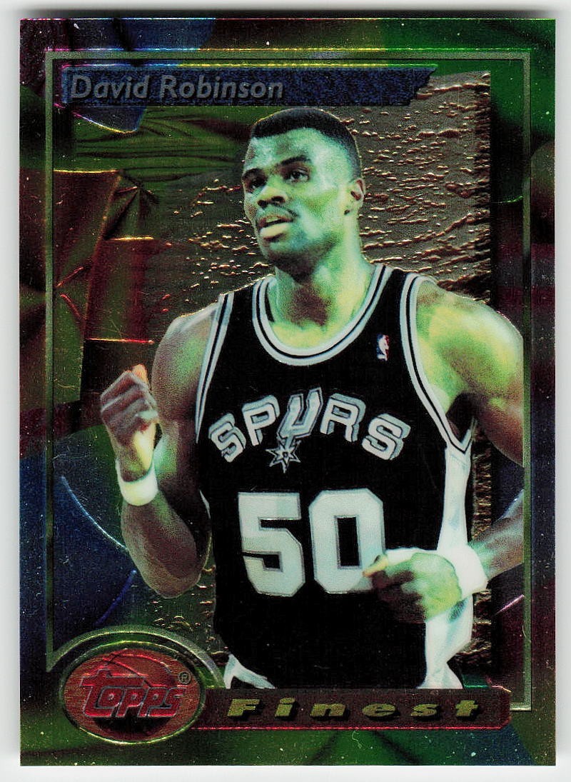 1993-94 Finest #21 David Robinson BASKETBALL San Antonio Spurs