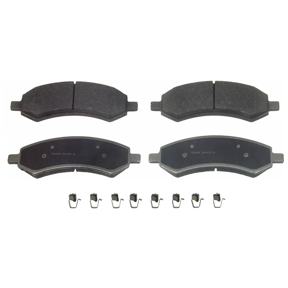 Front Rear Disc Brake Pad Set Parking Brake Shoe fits 2007-2009 Dodge Durango - Image 4 of 4