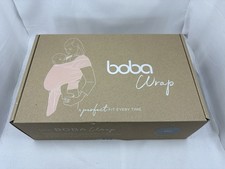 Boba Baby Wrap Carrier – Original Baby Sling Carrier  (7–35 lbs) Grey