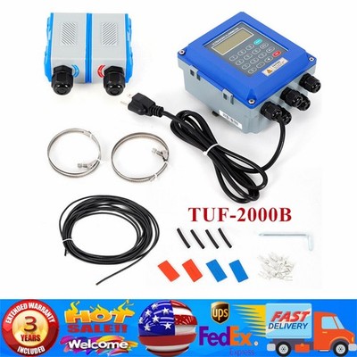 Ultrasonic Flow Meter TUF-2000B Liquid Flowmeter Protection DN50~DN700mm TM-1.