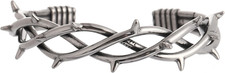 Gothic Thorn Cuff Bracelet, Punk Barbed Wire ...