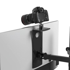 DSLR Monitor Mount Small, Desk Camera Mounting, Light Webcam, Microphone Shel...