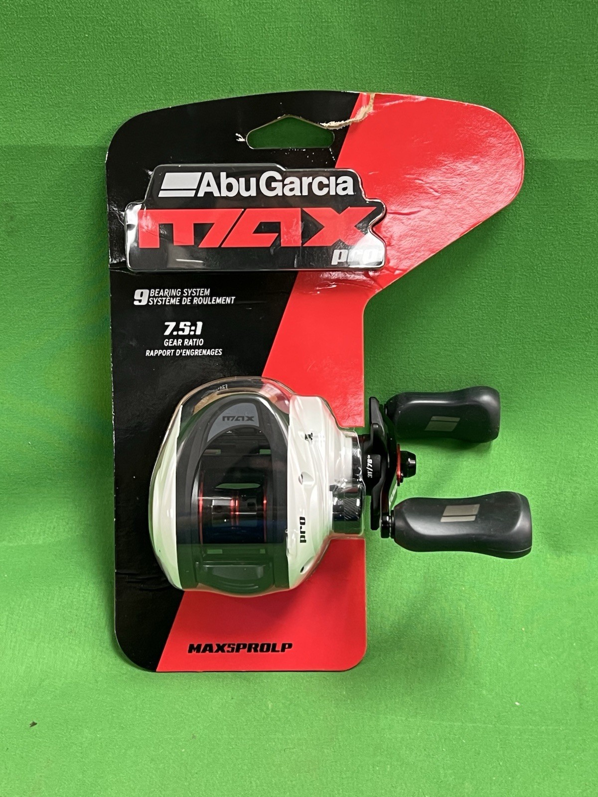Abu Garcia Max Pro Baitcast Reel 7.5:1 MAX5PROLP New (c1)