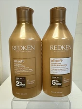 Redken All Soft Shampoo & Conditioner 16.9 oz each SET