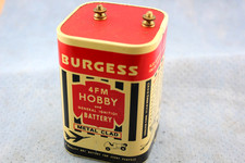 Vintage Burgess 4fm Hobby Metal Clad Dry Cell Battery