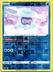 Castform Snowy Form 034/198 Chilling Reign Reverse Holo