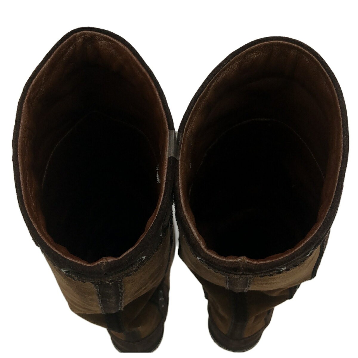 Saint Laurent Short Boots Shoes EU 36 US 6 Suede Brown Authentic thumbnail 4