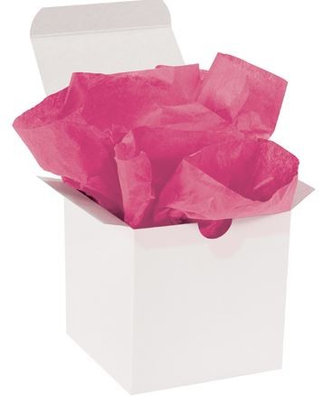20 x 30" Cerise Gift Grade Tissue Paper-Case of 480 Sheets