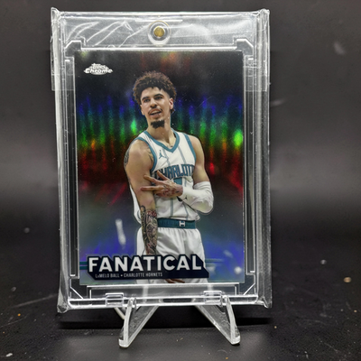 rare lamelo ball card Lamelo Ball RARE SP PORTRAIT HOLO FOIL REFRACTOR INVESTMENT CARD HORNETS  MINT