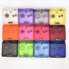Nintend Gameboy Advance SP Clear Transparent Color Replacement shell