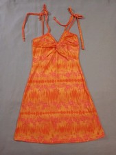 Pretty Little Thing Dress Womens 4 Orange Pink Floral