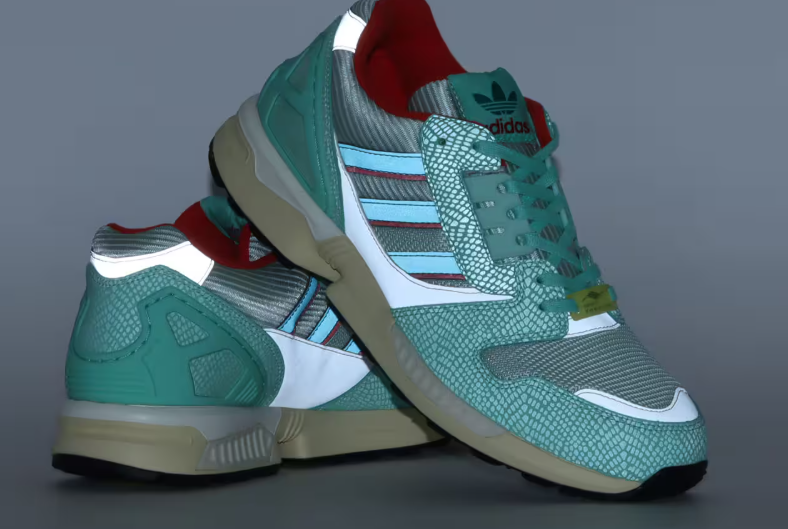 atmos × adidas Originals ZX8000 G-SNK11 Hydra JS4601 Bahia Mint