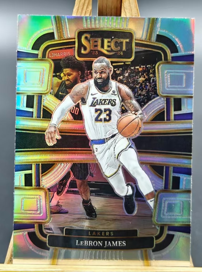 Lebron James 2023-24 Panini Select Concourse Silver Prizm #66