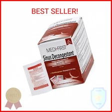 Medique Products Medi-First 80933 Sinus Decongestant, 100-Packets of 1 (Packagin