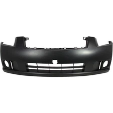 Front Bumper Cover For 2007-2009 Nissan Sentra w/ fog lamp holes Primed