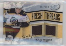 2008-09 Upper Deck Ice Fresh Threads PETG 53/100 Blake Wheeler #FT-BW 8jr