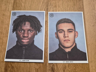 Unsignierte Autogrammkarten DFB U21 2026 Hendry Blank/Marcel Beifus