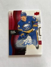 2023-24 Upper Deck Premier Hockey Dylan Cozens Auto #30 Buffalo Sabres Hard Sign