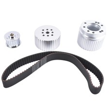 Belt Drive Pulley Kit 1 12 Width For Small Block Chevy Sbc 283 305 350 400 Lwp