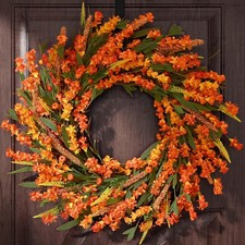 24 Inch Fall Wreaths for Front Door Outside