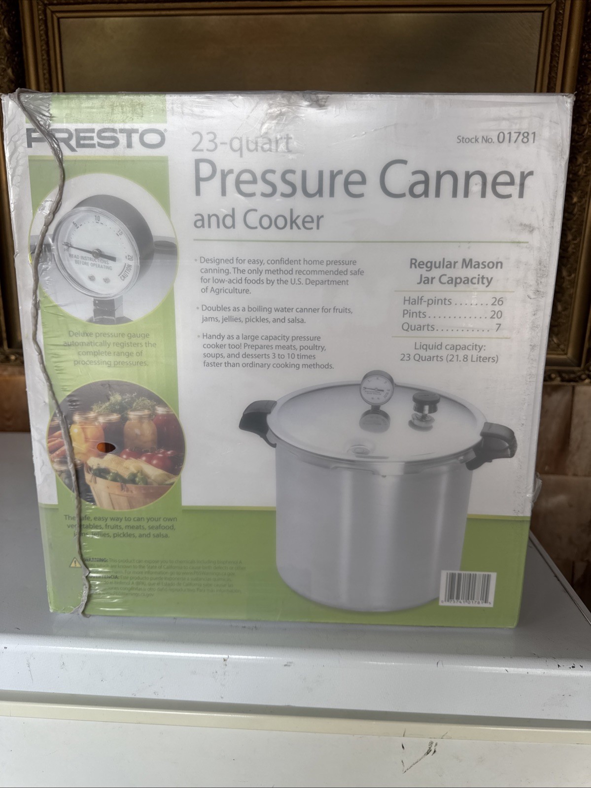 Presto 01781 23 qt Pressure Canner 
