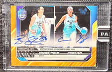 🏀 Breanna Stewart Allisha Gray - Auto - 8/10 - Gold - 2026 Panini Instant Mist