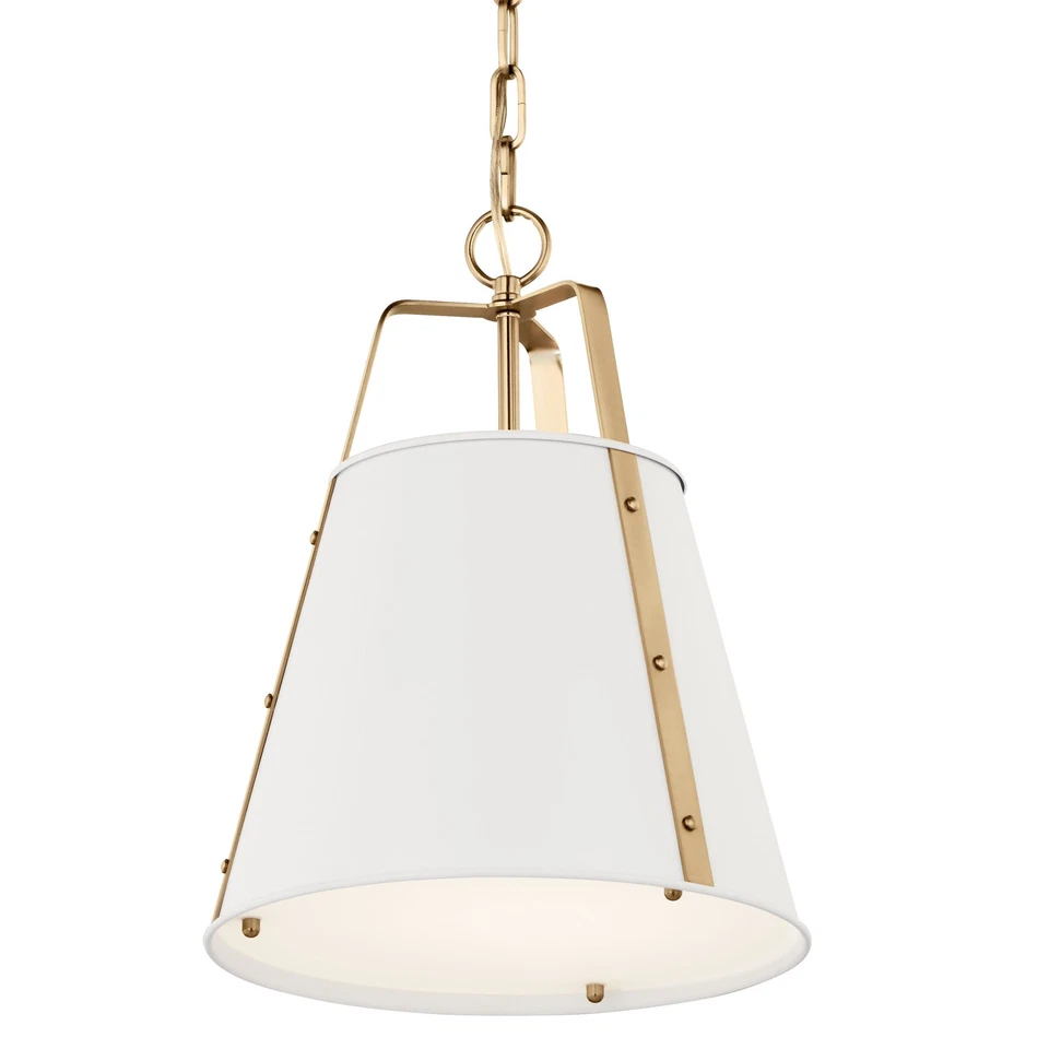 Kichler 52710 Etcher 13"W Pendant - White - Image 4 of 4