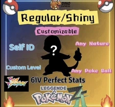 Pokemon Legends Z-A Pokemon Package Custom 6IV Shiny Alpha Mega Dimension DLC ZA