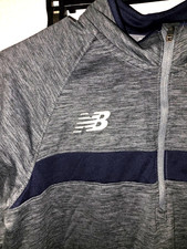 New Balance Women Athletics Jacket Large Gray/black brand new