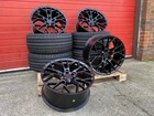 19 Ford Focus ST MK4 XT1 Wheels Gloss Black Mondeo Transit Connect 5x108 +TYRES