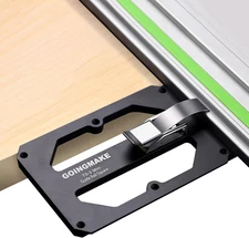 Compact Guide Rail Square with Edge Support,Track Saw Square,Track Saw Rail Squa