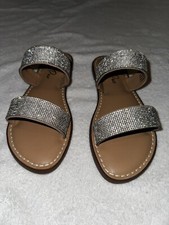 Women's Rhinestone Flat Sandal Shoes