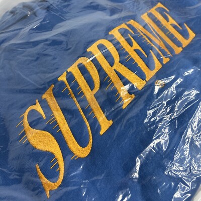 Supreme Crossover Hooded Blue Sweatshirt Size Large Authentic Supreme Crossover Hooded Blue Sweatshirt Size Large Authentic