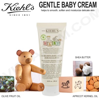 Kiehls Mom Baby 24h Moisturizing Cream Nurturing Baby Cream Face  Body